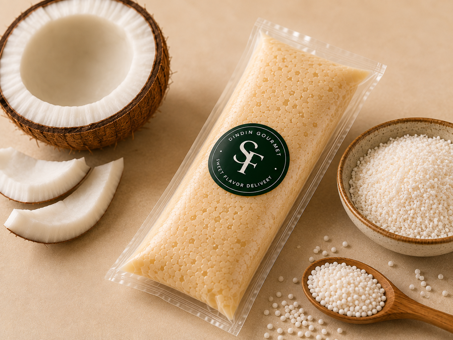TAPIOCA COM COCO 